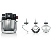 Bosch Serie 6 MUMS6ZS00, 5,5 L, Čierna, Nerezová oceľ, Otočné, 1,1 m, Nerezová oceľ, 1600 W