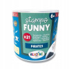Detské pečiatky Aladine Stampo Funny, 21 ks - Piráti