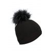 Dámska čiapka OneMore 601 - BEANIE WITH ECO-FUR