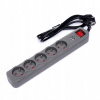 KRAFT&DELE KD4034 , Prodlužovací přívod 3 m 5 zásuvek/2 USB