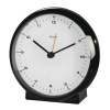 HAMA Elegance Pro, budík riadený rádiovým signálom, tichý chod, čierny - 00186317