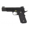 ASCEND Airsoftová pištoľ KP1911 - GBB, celokov - čierna