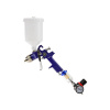 GEKO Stříkací pistole HVLP, tryska 1.4 mm, objem 600 ml, regulátor tlaku a odlučovač vody