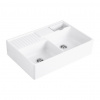 Villeroy & Boch Double-bowl - Keramický dvojdrez 895x630x220 mm, alpská biela CeramicPlus 632391R1