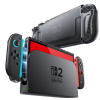 PUZDRO SUPCASE CRYSTAL CASE NINTENDO SWITCH 2 FROST Čierny