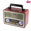 Vreckové retro rádio SAL RRT3, stereo multimediálny prehrávač, BT, USB/microSD, AUX