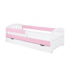 Detská posteľ KLÁRA, so zásuvkou, ružová