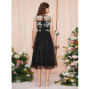 Dievčenské šaty - Šaty midi Shein Veľkosť 134 (MIDI s výšivkou 134 CC16204 *Shein Dress)
