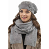 Baret a šál Vivisence 7037Kmpl Farba: Sivá, Veľkosť: UNI