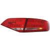 LED zadné svetlá Audi A4 B8 8K sedan 07+ červené/crystal