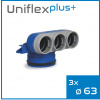Uniflexplus+ telo anemostatu 3x63 mm 90 °