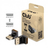 Club3D Adaptér DisplayPort na DisplayPort 1.4, 4K120Hz, 8K30Hz, 90° CAC-1008