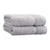 Svetlosivé froté bavlnené uteráky v súprave 2 ks 30x30 cm Zero Twist – Catherine Lansfield