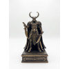 Soška Loki bronzová mytologická - zberateľská plastika, 24 cm