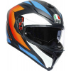 Prilba na motocykel AGV K-5 S Core black matt orange - XS (53/54)