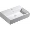 Isvea Purity umývadlo 60x42 cm obdĺžnik klasické umývadlo-pultové umývadlo biela 10PL50060