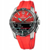 Pánske Smartwatch hodinky Festina F23000-6 s červeným remienkom