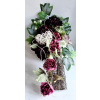 Veniec, kvety ikebana na hrob - Bunch k hrobu stránky na cintoríne. Zloženie (Veniec, kvety ikebana na hrob - Bunch k hrobu stránky na cintoríne. Zloženie)