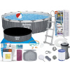 Bazén Bestway s kruhovým rámom 457 x 457 cm (Rám záhradného bazéna 457x107 Bestway 561GD Set 16v1 NOVÝ MODEL 2024)