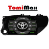 TomiMax Toyota Hilux Android 14 autorádio s WIFI, GPS, USB, BT HW výbava: 4 Core 2GB+16GB PX HIGH