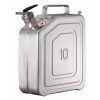 Bezpečnostný kanister z nerezu s čapovacím kohútom a vetraním, objem 10 l