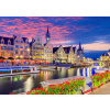ENJOY Puzzle Gent za súmraku, Belgicko 1000 dielikov