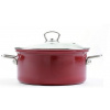 Hrniec Belis Eco-Ceramic smaltovaná rajnica so skl. Pokrievkou 18 cm, 2,0 l (8590191163124)