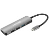 Sandberg 136-32 dokovacia stanica a replikátor portov Kábel USB 3.2 Gen 1 (3.1 Gen 1) Type-C Šedá (136-32)
