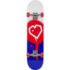 skateboard BLUEPRINT SPRAY HEART V2 COMPLETE Red/Blue 8.0