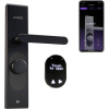 Shelly LOQED Touch Smart Lock Black Edition pohon dverí, Ovládanie otvárania dverí Bluetooth, Wi-Fi; Shelly_Loqed_black