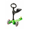 Micro Mikro trojkolesová kolobežka/jazdec Mini 3v1 Deluxe zelená