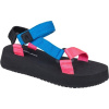 Calvin Klein PREFRESATO SANDAL 1 čierna,modrá,ružová Dámske sandále 38