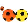 Teddies Lopta penová futbalová 21 cm 2 farby v sieťke
