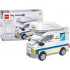 JOKO Sada Technická stavebnica Autá, Mestské Vozidlá 8v1 Policajné auto, Vysokozdvižný vozík, Karavan, Smetiarske auto