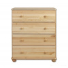 Casarredo DK-110 komoda so 4 zásuvkami Morenie jelša