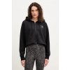 Tepláková mikina adidas by Stella McCartney čierna farba, s kapucňou, jednofarebná, JD8107 XXS