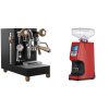 Lelit MaraX3 PL62X3, black + Eureka Atom 60, ferrari red