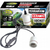 Reptile Nova Keramická objímka na kábli do terária 2m max. 250W