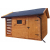 Záhradný domček AltanyOstrowski.pl 400 x 300 cm (DOMČEK NA NÁRADIE K POZEMKU DREVENÝ ODPAD 3x4 DREVENÝ DOMČEK 12m2)