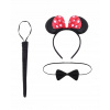 Kostým pre dievča - Ikona kostýmov myši R. 50 (Kostým kostýmy pásová kravata Tile Tail Mouse Set)