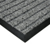 Šedá textilná záťažová čistiace rohož Shakira - 200 x 500 x 1,6 cm