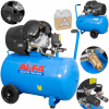 Kompresor - Olejový kompresor al-fa ASC100V 100 l 8 bar (Olejový kompresor vzduchový kompresor 100l V2)