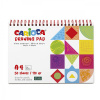 Skicár Carioca Plus Skicár na ceruzky a fixky A4 50 listov 110gr-CARIOCA