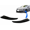 KITT Front Bumper Side Fins Flaps suitable for VW Golf 8 Mk8 MQB GTI / R-Line (2020-Up) Piano Black