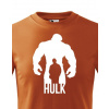 Detské tričko - Hulk, Barva Oranžová, Velikost 122 cm/6 roků Bezvatriko.cz 0131