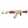 Robotime Rokr Drevené mechanické 3D puzzle AK-47 Rifle 315 ks (Robotime Rokr Drevené mechanické 3D puzzle AK-47 Rifle 315 ks)