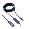 Repeater PremiumCord USB 3.0 repeater a prodlužovací kabel A/M-A/F 10m ku3rep10