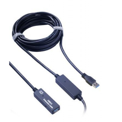 Repeater PremiumCord USB 3.0 repeater a prodlužovací kabel A/M-A/F 10m ku3rep10