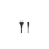 Napájecí kabel | Euro Male | IEC-320-C7 | Přímý | Přímý | Poniklované | 2.00 m | Plochý | PVC | Černá | Box