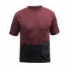 Dres Fresh Trash MEN'S LITE MERINO POCKET JERSEY MERLOT RED/BLACK L